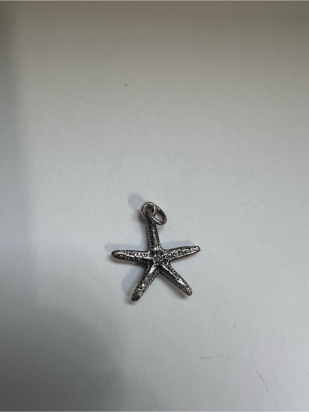 Retired Vintage James Avery Sterling Silver Starfish Charm Pendant